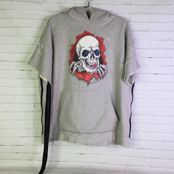 Unravel Project Mens XL Skull Hooded Sweatshirt - Picture 3 of 8